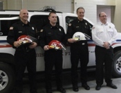 Josh Peshek,  Jon Hildremyr, Jeff Holte, Chaplin Greg Carr  